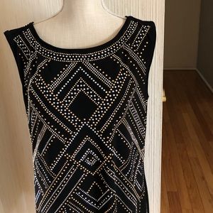 White/Black market dress, Large